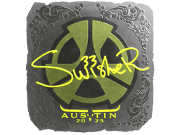 Naklejka | Swisher (foliowana) | Austin 2025