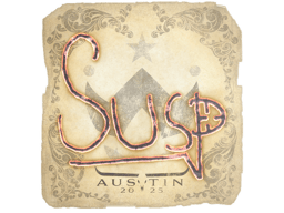 Naklejka | susp | Austin 2025
