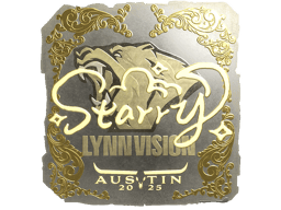 Naklejka | Starry (złota) | Austin 2025