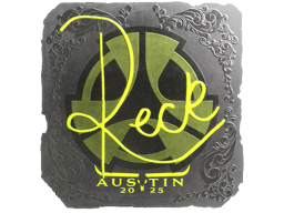 Naklejka | reck (foliowana) | Austin 2025
