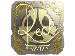 Naklejka | reck (złota) | Austin 2025