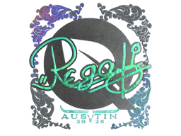 Naklejka | regali (holograficzna) | Austin 2025