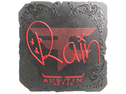 Naklejka | rain (foliowana) | Austin 2025