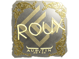 Naklejka | ROUX (złota) | Austin 2025