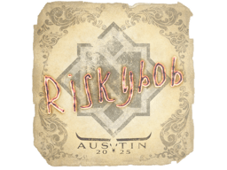 Naklejka | riskyb0b | Austin 2025
