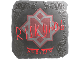 Naklejka | riskyb0b (foliowana) | Austin 2025