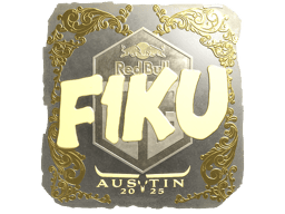 Naklejka | F1KU (złota) | Austin 2025