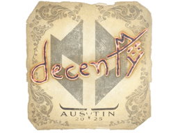 Naklejka | decenty | Austin 2025