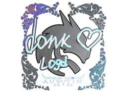 Naklejka | donk (holograficzna) | Austin 2025