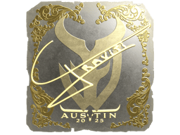 Naklejka | Graviti (złota) | Austin 2025