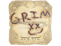 Naklejka | Grim | Austin 2025