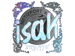 Naklejka | isak (holograficzna) | Austin 2025