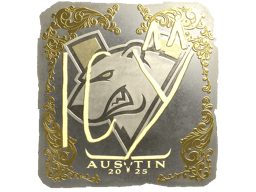 Naklejka | ICY (złota) | Austin 2025