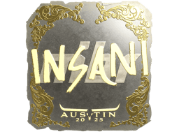 Naklejka | insani (złota) | Austin 2025