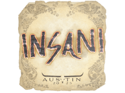 Naklejka | insani | Austin 2025