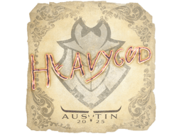 Naklejka | HeavyGod | Austin 2025