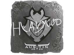 Naklejka | HeavyGod (foliowana) | Austin 2025