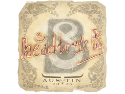 Naklejka | headtr1ck | Austin 2025