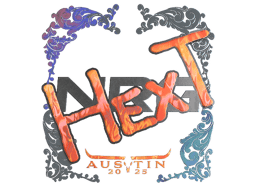 Naklejka | HexT (holograficzna) | Austin 2025