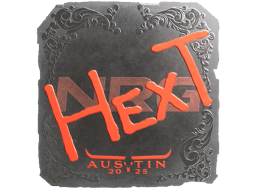 Naklejka | HexT (foliowana) | Austin 2025