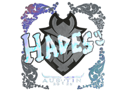 Naklejka | hades (holograficzna) | Austin 2025