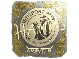 Naklejka | hampus (złota) | Austin 2025
