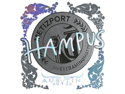 Naklejka | hampus (holograficzna) | Austin 2025