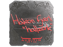Naklejka | hallzerk (foliowana) | Austin 2025