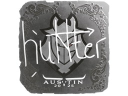Naklejka | huNter- (foliowana) | Austin 2025