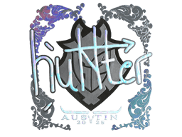 Naklejka | huNter- (holograficzna) | Austin 2025