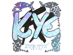 Naklejka | kye (holograficzna) | Austin 2025