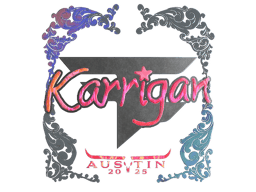 Naklejka | karrigan (holograficzna) | Austin 2025