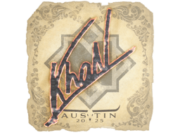 Naklejka | khaN | Austin 2025