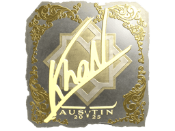 Naklejka | khaN (złota) | Austin 2025