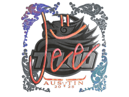Naklejka | Jee (holograficzna) | Austin 2025