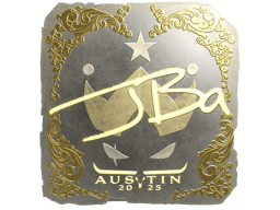 Naklejka | JBa (złota) | Austin 2025