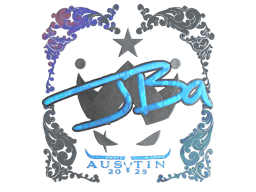 Naklejka | JBa (holograficzna) | Austin 2025