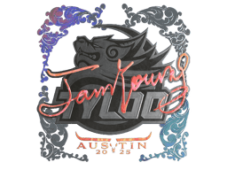 Naklejka | JamYoung (holograficzna) | Austin 2025
