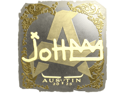 Naklejka | jottAAA (złota) | Austin 2025