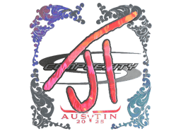 Naklejka | JT (holograficzna) | Austin 2025