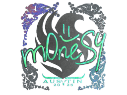 Naklejka | m0NESY (holograficzna) | Austin 2025