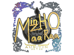 Naklejka | mzinho (holograficzna) | Austin 2025