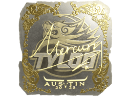 Naklejka | Mercury (złota) | Austin 2025
