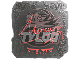 Naklejka | Mercury (foliowana) | Austin 2025