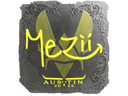 Naklejka | mezii (foliowana) | Austin 2025