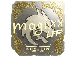 Naklejka | magixx (złota) | Austin 2025