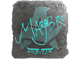 Naklejka | MAJ3R (foliowana) | Austin 2025