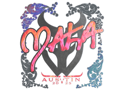 Naklejka | Maka (holograficzna) | Austin 2025
