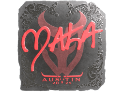 Naklejka | Maka (foliowana) | Austin 2025
