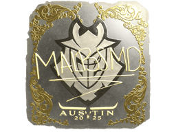 Naklejka | malbsMd (złota) | Austin 2025
